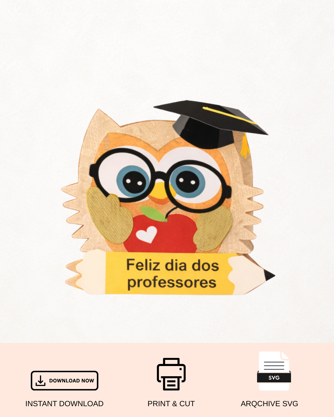 Coruja dia dos professores - Imagem 3